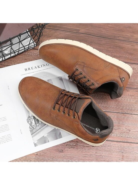 Stylish Men\'s Casual Lace-Up Oxfords - Comfortable Dress Shoes for Work & Travel main image 6